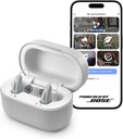 Lexie B2 OTC hørelse hjælpemidler drevet af Bose - Bluetooth Call Aktiveret for iOS, Genopladelig med App Control, hele dagen Comfort. Self-Fit Solution, støjreduktion, for Mild til moderat høretab (grå)