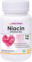 Generisk nuklearmedicin Niacin 14mg vitamin B3 med Inositol 50mg tillæg - 60 Veg kapsler