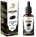 Shilajit Pure Himalayan (40% Fulvic Acid Supplement) (High in Trace Minerals, Ingen Fillers, Fremstillet i USA) Drops Dryps 124; Alkoholfri Tincture