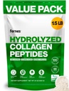 Collagen Peptider for kvinder Mænd (1,5 LB) Type I & III Flavorless & Odorless Easy- Mix Hydrolyzed Peptan Protein Joint Hir Skin & Nail Support Gluten- Free Non- GMO Keto & Paleo Grass- Fed Kosher