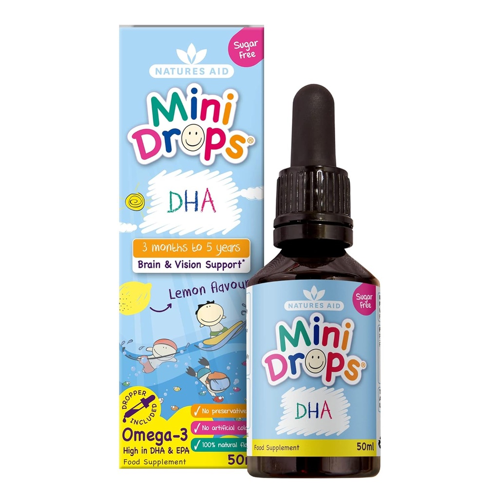NATURSTØTTE Childrens Dha Drops, 50 ML