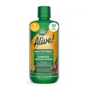 Naturen er i live! Max Potency Complete Liquid Multivitamin for kvinder og mænd med antioxidant Beta Caroten, Vitaminer C & E og Food- baserede blandinger, Citrus Flavored, 30.4 Fl Oz