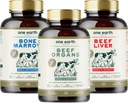 One Earth Health Super Combo Bundle - Beef Organs, Bone Marrow og Lever. New Zealand Græs Fed og Færdig