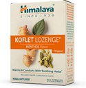 Himalaya Koflet Lozenges, Original Menthol Flavor, Natural Herbal Hough Drop til opvarmning Relief og lindrende Throat Comfort, 130 mg, 20 Lozenges