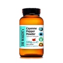 DR WAKDE 's Cayenne Pepper Powder (Capsicum frutescens) - 100g (3.5oz) Beeg 124; Pure, Raw & Tørred Powder Б124; Ayurvedic Herb Б124; Vegan Б124;