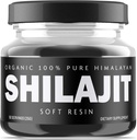 Himalayan Shilajit Resin - Organic Shilajit Supplement Sourced from High Hights - 500 mg Pure Natural Resin & Fulvic Acid, 85 + Trace Minerals