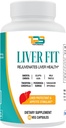 Lever Fit Medical 124; Lever Cleanse, Detox & Repair Formel - Natural Lever Support Supplement med Milk Thistle Extract, Phyllanthus Amarus Extract, Picrorhiza Kurrora Extract, 60 Kapsler