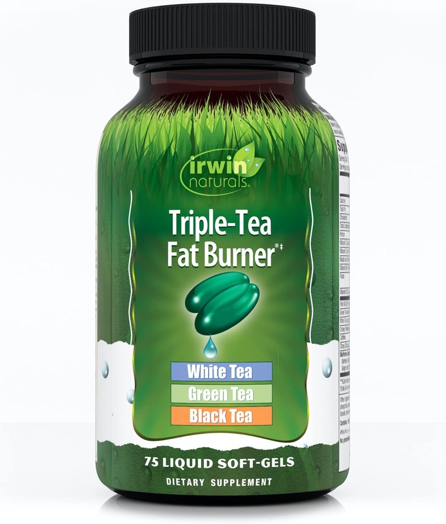 Irwin Naturals Triple Tea Fat Burner, 75 flydende bløddele