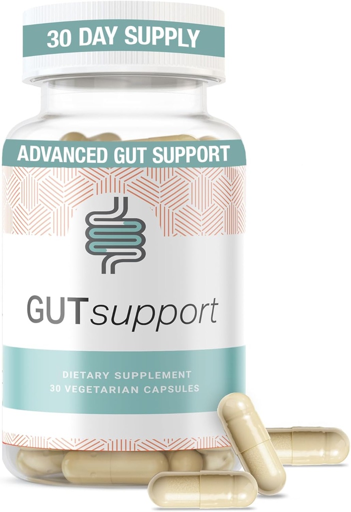 IBDassist ™ Gut Support Capsule - Gut Health & Ditagesupplement - Obstipation & Occasional Bloating Relief for Women & Men * - Komplet med vitamin D3, A, E, Zink & Mere - 30 kapsler