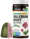 BIO KRAUTER Valerian Root Gummies - 1800 mg Styrke - 90 Vegan Chews - No Melatonin - Support Afslapning & Calmness - Valerian Root Extract