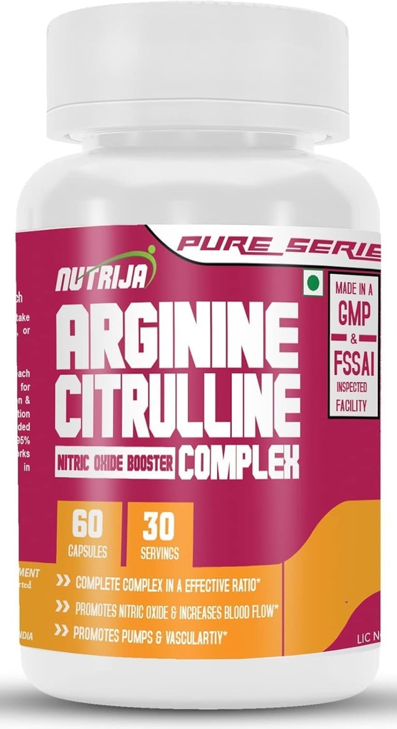 L- ARGININ OG L- CITROLINE COMPLEX ™ (60 kapsler)