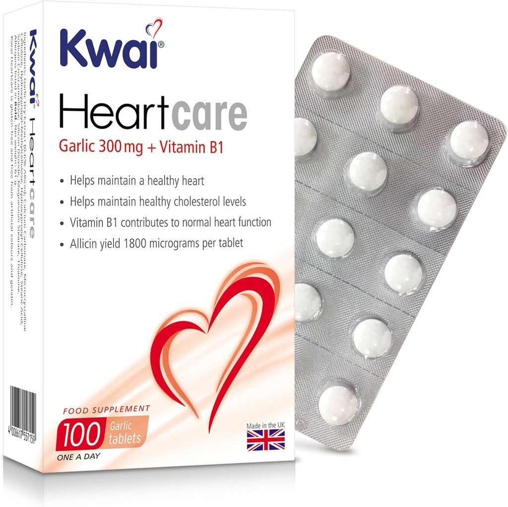 Hjertepleje Hvidløg 300mg (én dag), 100 tabletter