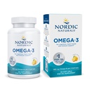 Nordiske Naturals Omega-3, Lemon Flavor - 60 Soft Gels - 690 mg Omega-3 - Fish Oil - EPA & DHA - immunforsvar, hjerne & hjerte sundhed, optimal wellness - non-GMO - 30 Serveringer
