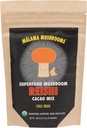 Malama Organic Mushroom Hot Cacao Mix, Reishi Mushroom Powder med Fair Trade Cacao til immunforsvar & afslapning - Vegan Supplement & Superfood, Ikke GMO, 3,5 oz (50 Servere)