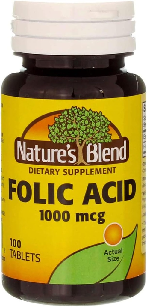 Folinsyre 1000 µg 1Vitamin 000 µg 100 Tabs
