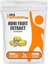 BulkSupplements.com Noni Fruit Extract Powder - Noni Fruit Supplement, Superfood Powder - Gluten Free, 500mg per Serving, 1kg (2,2 lbs) (Pack of 1)