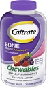 Caltrat Calcium & vitamin D3 tillæg 600 + D3 Plus mineral tyggetabletter, 600 mg (kirsebær, orange, og frugt punch flavors, 155 greve)