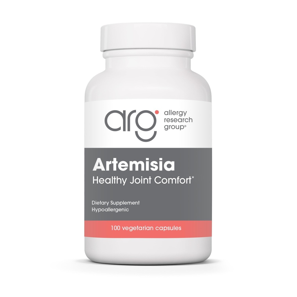 Allergy Research Group ARG Artemisia Annua Extract - 500 mg Sweet Wormwood Concentrate - Immune & Joint Health Support - Botanical Wellness Formula - Hypoallergenic - 100 Servings - 100 Capsules