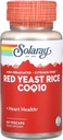 Solaray Red Yeast Rice Plus CoQ-10-60 Vegetarian Capsules