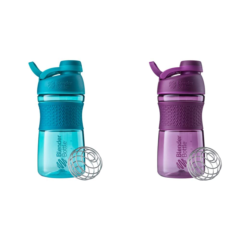 BlenderFlaske 20- Ounce SportMixer Shaker Flasker med BlenderBall Wire Whisk, Plum og Teal