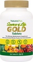 NaturePlus Kilde til liv Gold Multivitamin - 180 tabletter - med vitaminer D3 & B12 - blod, ben og immunforsvar - Vegetar & Gluten Free - 60 Servere