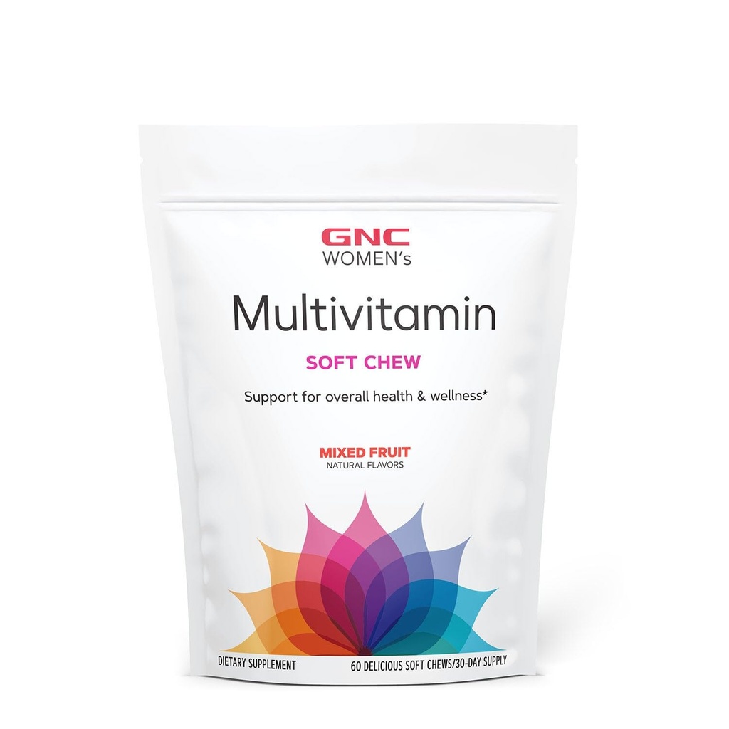 GNC Dame Multivitamin Soft Chew - blandet frugt