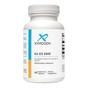 XYMOGEN K2- D3 5000 - vitamin D3 K2 - biotilgængelig vitamin D 5000 IE (Cholecalciferol) med MK- 7 - hjerte, arterial, benesundhed + immunsupporttilskud (60 kapsler)