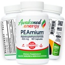 Palmitoylethanolamid 450 mg Comfort Mobility Nerves Cognitive & Immunsupport - Mikroniseret høj Absorption - Alle naturlige Pea - USA Made - Ingen tilsætningsstoffer eller hjælpestoffer - 60 Veganske kapsler supplement
