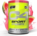 Cellucor C4 Sport Strength Pre Workout Powder - NSF Certified for Sport - Beta- Alanine, Creatin, 200mg Koffein - Sukker Free Energy Supplement for mænd og kvinder - Vandmelon, 20 Servere
