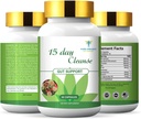 Pure & Organic 15 dages rengøring til Gut System - Softgel kapsler med Ginkgo Biloba & Ginger (30 kapsler) - Natural Detox, fordøjelsessygdomme