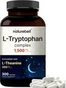 NatureBell L Tryptophan 1300mg med L Theanine 200mg, 300 Kapsler