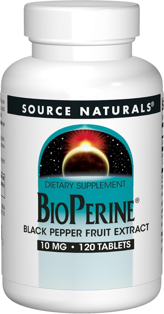 BioPerine ® 10 mg 120 tabletter (pakning med 3 tabletter)