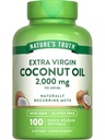 Nature 's Truth Coconut Oil Supplements 124; 100 Softgels ttesmå 124; naturligt occurering MCT' erne 124; Non- GMO & Gluten Free