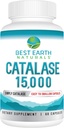 Best Earth Naturals Catalase Supplement 15.000 - Hår Kosttilskud til stærkt hår - 60 kapsler (60- Day Supply)