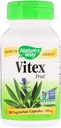 Nature 's Way Vitex; 400 mg; Non- GMO Project Verified; TRU- ID Certified; 100 vegetariske kapsler, pakke med 2