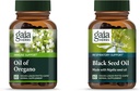 Gaia Herbs Oil of Oregano - immun- og antioxidant Support - 60 Vegansk flydende Phyto- Kapsler & Black Seed Oil - Lung, Respiratoriske og Antioxidant Support - 60 Vegansk flydende Phyto- Kapsler (2
