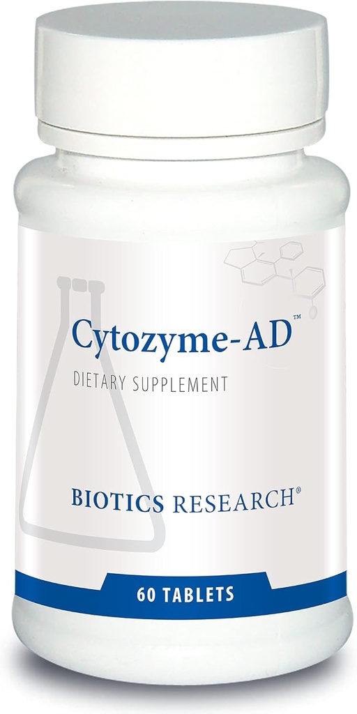 Bioteknologi Forskning Cytozyme AD understøtter sunde energiniveauer, fremmer rolig 60 tabletter