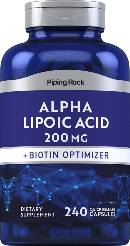Piping Rock Alpha Lipoic Acid 200mg