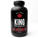 The Fittest King - Testosteron Booster supplement - Understøtter Hormone Sundhed, Stamina, & Styrke - Inkluderer Græs fodret Kvæglever, Knoglemarv, hjerte & testikel - 180 Kapsler