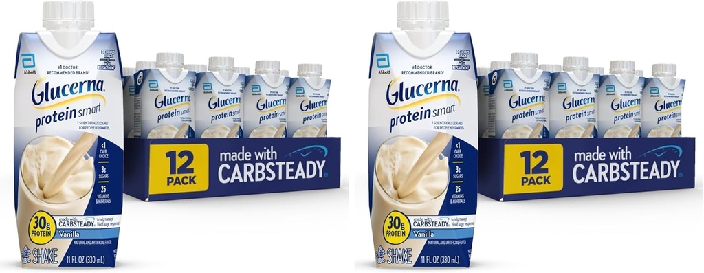 Glucerna - 30G, Vanilla, 12 Greve (pakke med 2)