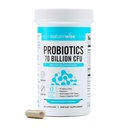 NatureWise Probiotika 70 Millioner CFU - 17 Strops + Organic Prebiotics - Immunitet, fordøjelse & Gut Health Support til kvinder & mænd - Vegetarisk, Gluten- Free, Non- GMO - 60 Kapsler [2-måned Tilgang]