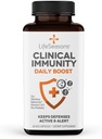 LifeSeasons Clinical Immunity - Daily Boost - Immunsystemet Booster - Pre + Probiotika - Øger Antistoffer & immunceller - Elderberry, Zink, Natramune & C-vitamin + D3- 60 kapsler