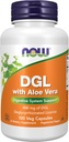 Now Foods Supplements, DGL med Aloe Vera (Deglycyrrhizated Licorice) Kosttilskud, 100 Veg kapsler