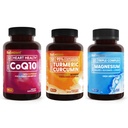 Bioemblem Triple Magnesium Complex og gurkemeje supplement og CoQ10 med BioPerine