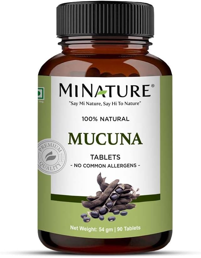 Mucuna tabletter af mi Nature Note 124; Pure & Natural herb