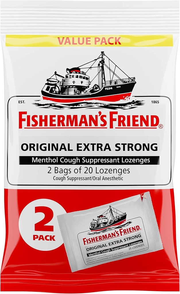 Fiskerens ven Fishermans Drops 40ct, Original Extra Strong, 40 Greve