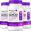 NutraRize (3 Pack) GlycoBoost - Officiel Glyco Boost Blood Support Formel, Alle naturlige kapsler til sunde og stabile niveauer, GlycoBoost Blood Vesel Cleaner, Glyco Boost Optimizer (180 Kapsler)