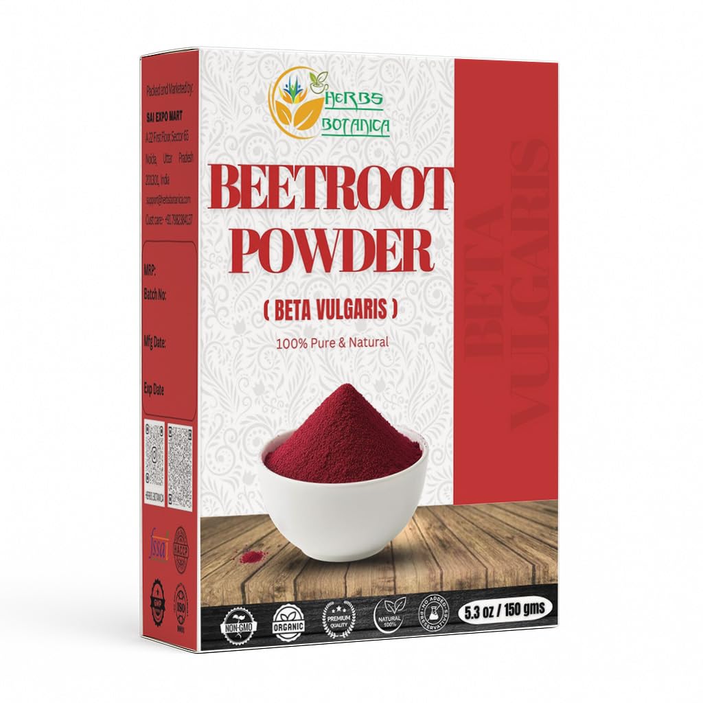 Urter Botanica Beetroot Powder til bagning og Smoothies Note 124; Nitrogen Oxide Supplement