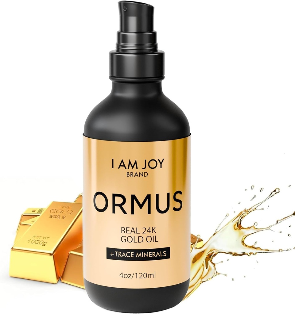 I Am Joy Co. Ormus Gold Oil Monoatomic Measures 124; Understøtter Dybere Tænkte, Intuitiv Bevidsthed & Drøm Klarhed Mea124; Rig med mineraler, Platinum, Iridium Measures 124; Non- Chemical Extraction Measures 124; 4oz