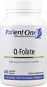 Patient 1 Q- Folate 800mcg • 124; supplement til Support Energy, og hjerne og hjerte sundhed * * 124; med Quatrefolisk 5- MTHF Folate • 124; 60 Kapsler